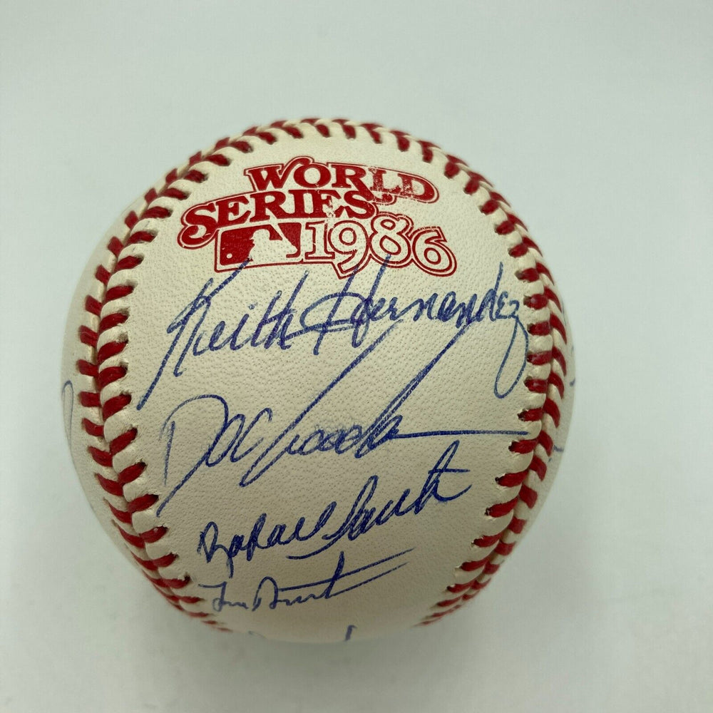 1986 New York Mets World Series Champs Team Signed World Series Baseball JSA