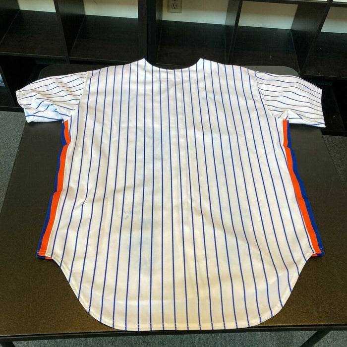Stunning 1986 New York Mets World Series Champs Team Signed Game Jersey Steiner