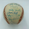 Nice 1959 Cleveland Indians Team Signed Baseball Joe Gordan With JSA COA