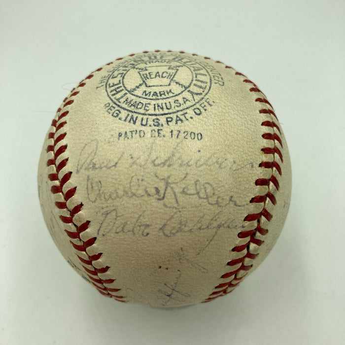 1939 New York Yankees World Series Champs Team Signed Baseball PSA DNA COA