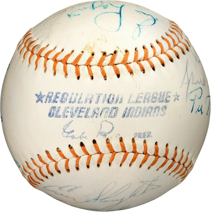 Joe Medwick Pie Traynor Lefty Grove HOF Signed Baseball PSA DNA & Beckett COA