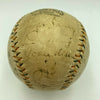 Babe Ruth & Lou Gehrig 1932 Yankees World Series Champs Team Signed Baseball JSA