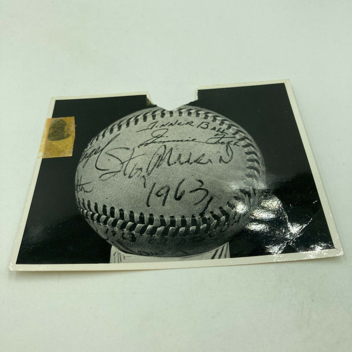 Jimmie Foxx HOF Legends 1963 All Star Game Dinner Multi Signed Baseball PSA DNA