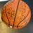 2007-08 Utah Jazz Team Signed Game Used Official NBA Game Basketball JSA COA
