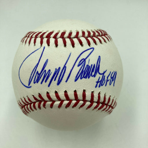 Johnny Bench Hall Of Fame 1989 Signed Major League Baseball JSA COA