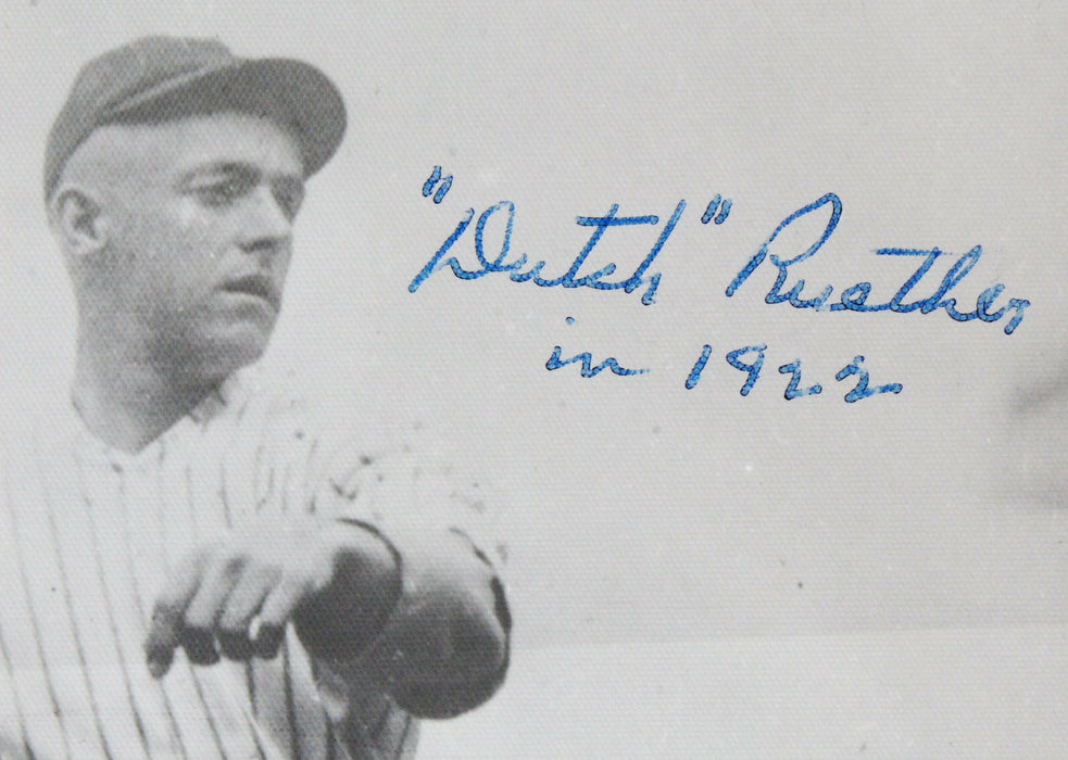 Dutch Ruether Signed Original George Brace Photo 1927 New York Yankees JSA COA