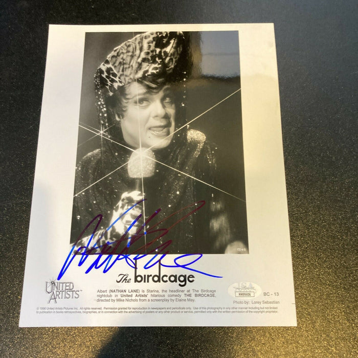 Nathan Lane Birdcage Signed Autographed 8x10 Photo With JSA COA