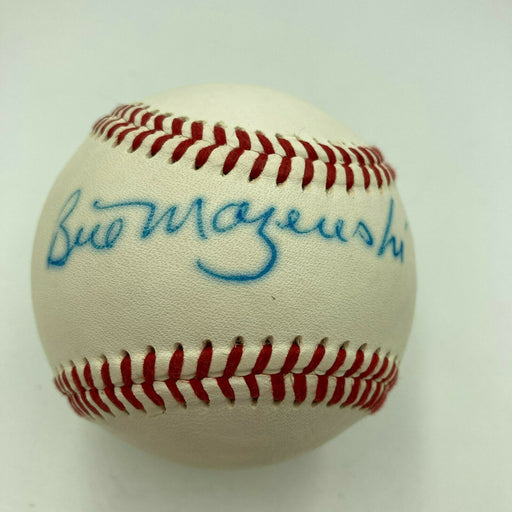 Bill Mazeroski Signed Autographed Official League Baseball