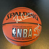Oscar Robertson Bill Walton Chuck Daly Hall Of Fame Multi Signed Basketball PSA