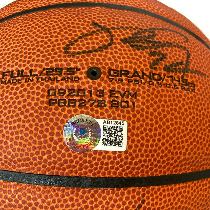 Stephen Curry Kevin Durant 2014 Team USA Olympics Signed Basketball Beckett