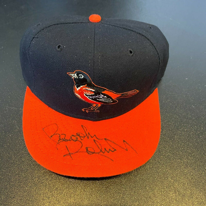 Brooks Robinson Signed Authentic Baltimore Orioles Game Model Baseball Hat JSA