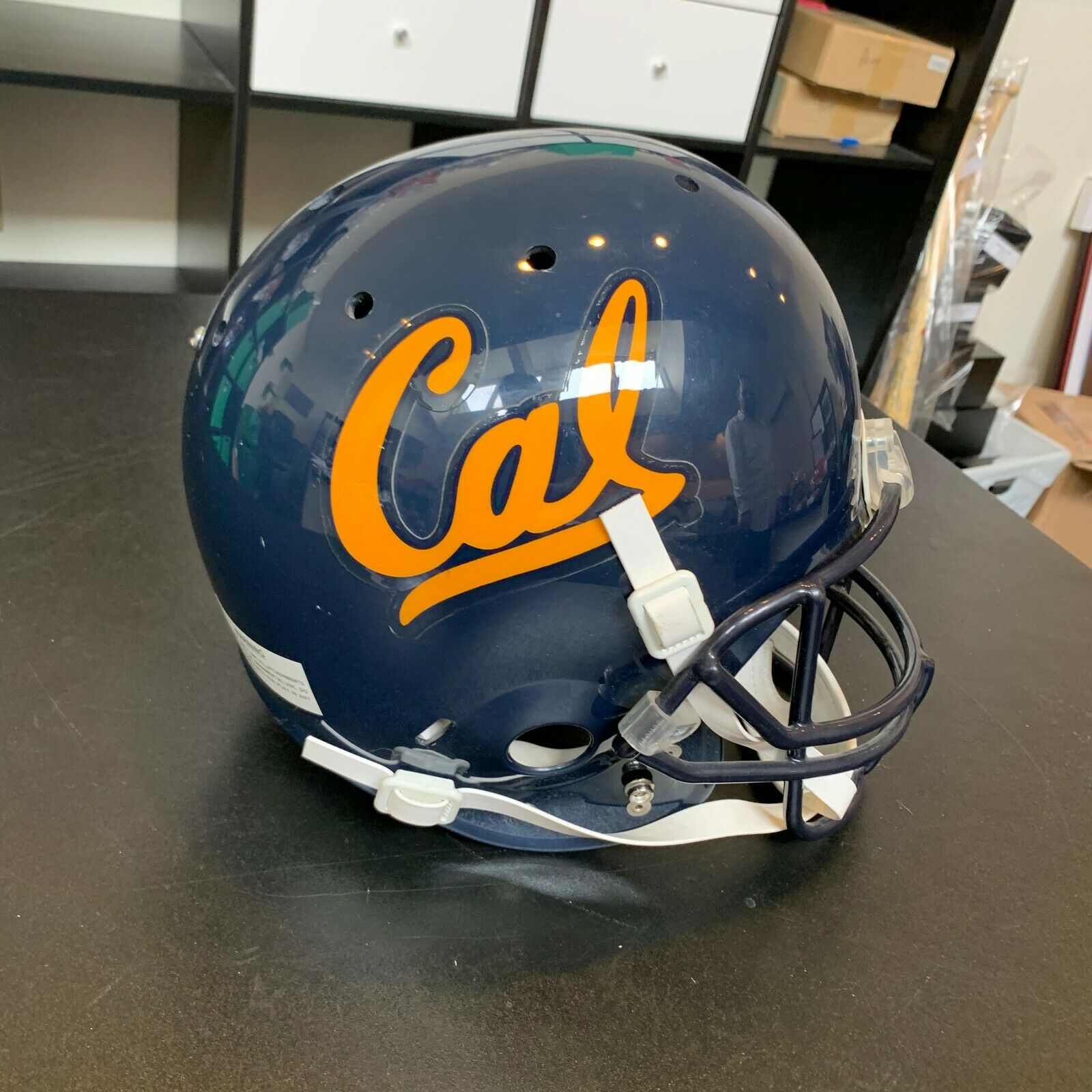 cal bears football helmet DeSean Jackson Signed Heavily Inscribed Cal Bears Full Size Helmet Wit — Showpieces Sports