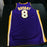 1999-00 Kobe Bryant Signed Game Used Los Angeles Lakers Sports Investors JSA COA