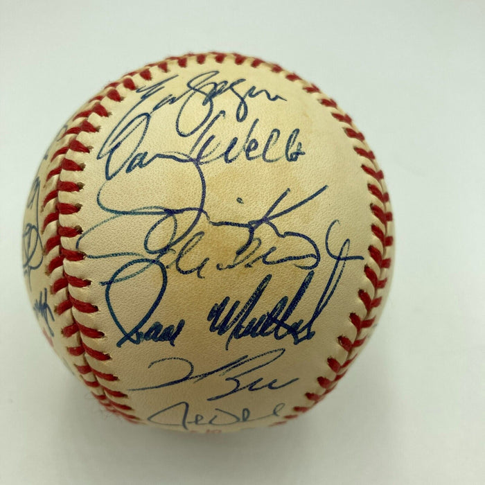 1992 Toronto Blue Jays World Series Champs Team Signed W.S. Baseball JSA COA