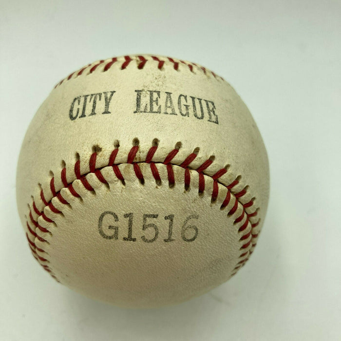 Extraordinary Tom Connolly Single Signed Baseball (HOF Dec. 1961) JSA COA