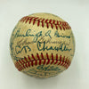 Beautiful Joe DImaggio Sandy Koufax Hall Of Fame Multi Signed Baseball JSA COA