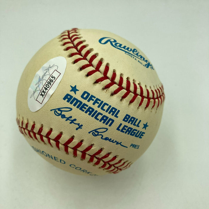 Nice Ted Williams Signed Official American League Baseball JSA COA