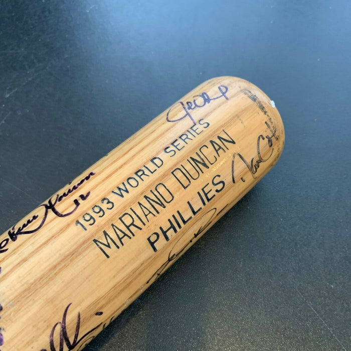 1993 Toronto Blue Jays World Series Champs Team Signed W.S. Issued Bat JSA COA