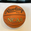 John Wooden "UCLA" Signed Rawlings NCAA Basketball JSA COA