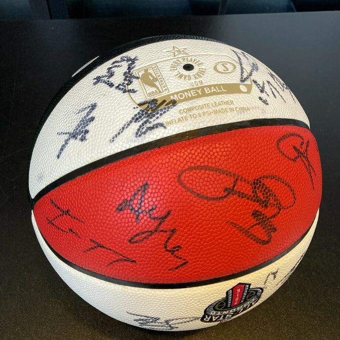 Kobe Bryant Stephen Curry 2016 NBA All Star Game Team Signed Basketball JSA COA