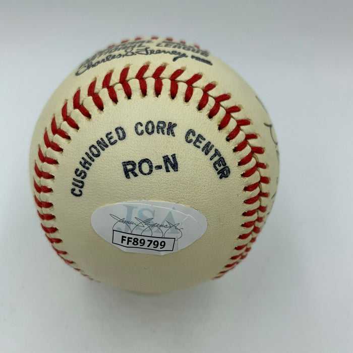 The Finest Steve Howe LA Dodgers 1980 Rookie Of The Year Signed NL Baseball JSA