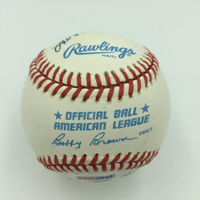 Nice Ted Williams, Carl Yastrzemski & Bobby Doerr Signed Baseball PSA DNA COA