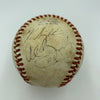 Cal Ripken Jr. Jim Palmer 1982 Baltimore Orioles Team Signed Baseball