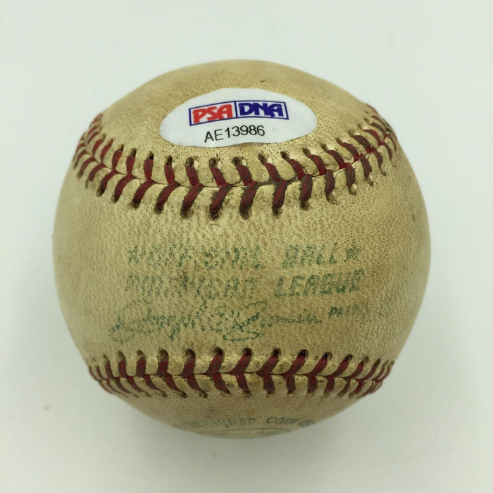 1960's Early Wynn Signed Game Used American League Joe Cronin Baseball PSA DNA