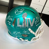 2019 Kansas City Chiefs Super Bowl LIV Champs Team Signed Helmet Fanatics COA