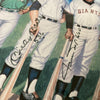500 Home Run Club Signed Large Litho Photo Mickey Mantle Ted Williams JSA