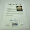 Beautiful Ty Cobb Single Signed 1955 American League Baseball PSA DNA COA