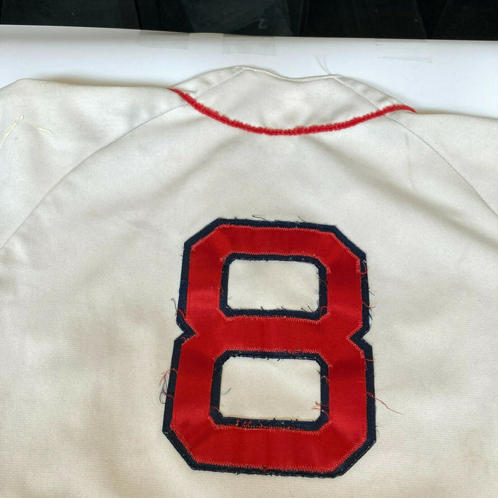 Carl Yaszemski Signed 1970's Wilson Game Model Boston Red Sox Jersey JSA