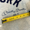 Beautiful Mickey Mantle No. 7 Signed New York Yankees Jersey Huge Sig! JSA COA