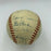 1958 Cleveland Indians Team Signed American League Baseball With Joe Gordon