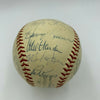 1958 Cleveland Indians Team Signed American League Baseball With Joe Gordon