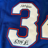 Nolan Ryan Signed Heavily Inscribed STATS Texas Rangers Jersey PSA DNA COA