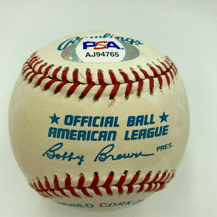 Whitey Ford Signed Official American League Baseball PSA DNA COA