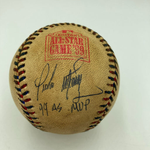 Pedro Martinez "99 AS MVP" Signed 1999 All Star Game- Game Used Baseball MLB