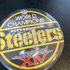 Lynn Swann Signed Pittsburgh Steelers Super Bowl Champs Signed Vintage Pin JSA