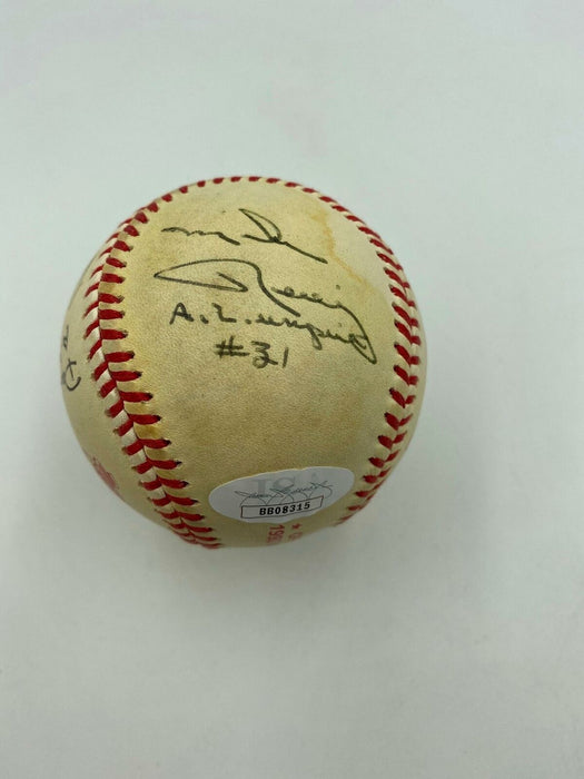 1992 World Series Game Used Baseball Signed By All The Umpires JSA COA Blue Jays