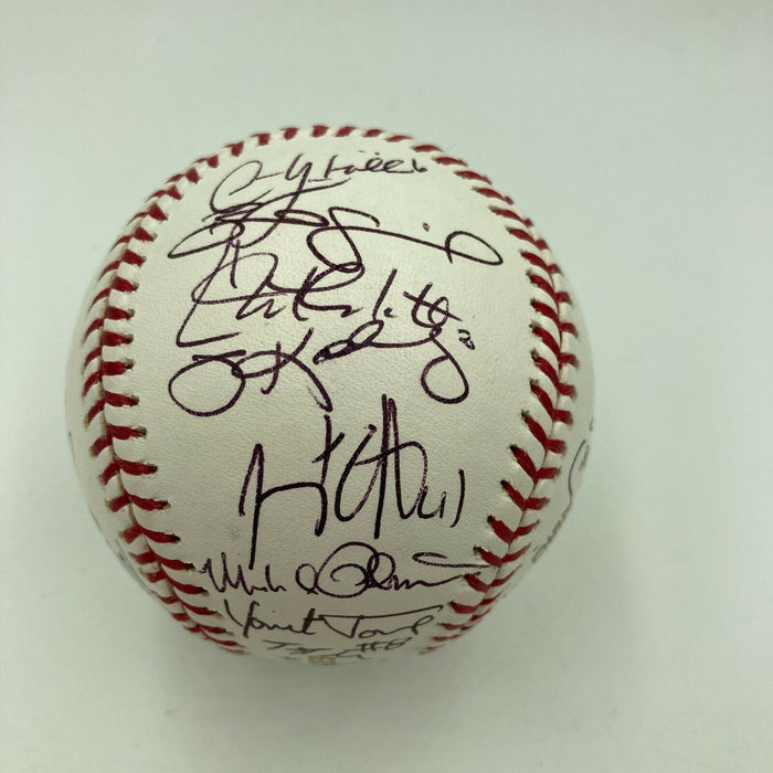 Rare 2007 Colorado Rockies NL Champs Team Signed World Series Baseball JSA COA