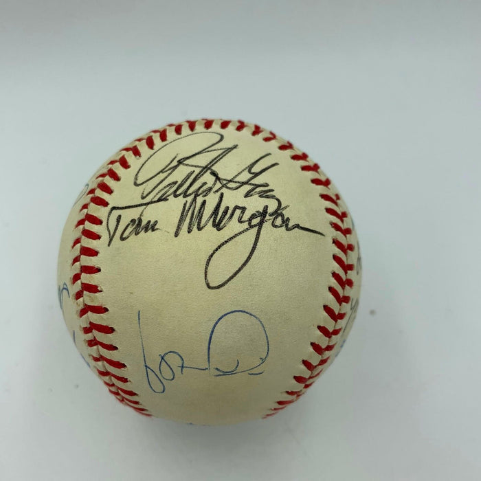 1985 California Angels Team Signed Autographed American League Baseball