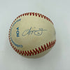 1996 Derek Jeter Alex Rodriguez & Chipper Jones Rookie Signed Baseball JSA COA