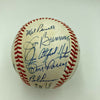 No Hitter Pitchers Signed Baseball 17 Sigs Tom Seaver Catfish Hunter JSA COA