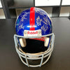 2007 New York Giants Super Bowl Champs Team Signed Full Size Helmet Steiner COA