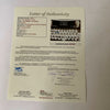 Joe Dimaggio Signed 1940's New York Yankees Team Photo With JSA COA