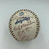 2002 All Star Game Team Signed Baseball Roy Halladay Mariano Rivera Ichiro MLB