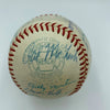Nice 1959 Cleveland Indians Team Signed Baseball Joe Gordan With JSA COA