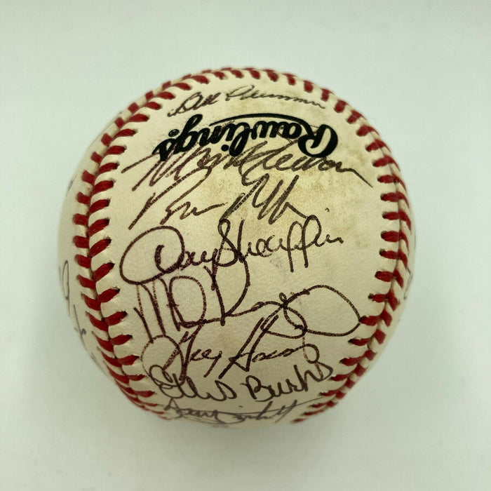 1994 Colorado Rockies Team Signed National League Baseball With COA