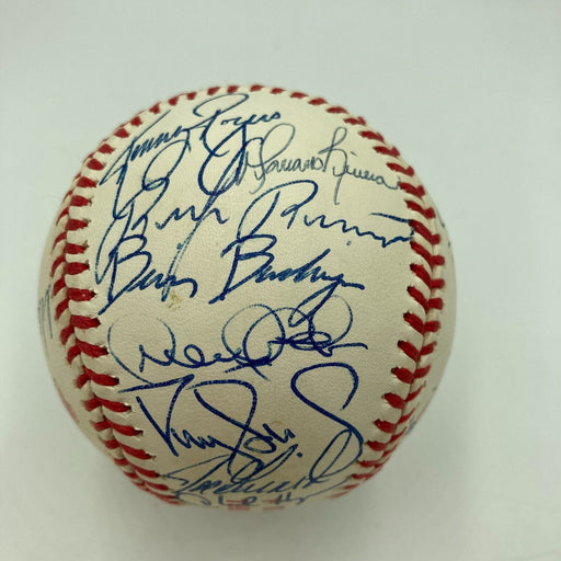 Stunning 1996 New York Yankees World Series Champs Team Signed Baseball JSA COA